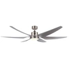 Image de Ventilateur de plafond DC pales en résine 167cm avec dimmer LED 3 tons et Wifi en gris