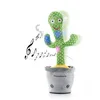 Image de InnovaGoods® Cactus Bailarin, Cactus Bailarin répète l'espagnol, Jouet en Peluche Cactus Danse, Répète ta Voix et enregistre, Lumières Multicolores et 120 chansons en occasion ou reconditionné