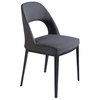 Image de Chaise en tissu avec structure en acier 4023C, 47 x 50 x 80 cm. -