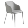Image de Chaise en tissu et acier chromé 4050C, 51 x 56 x 79 cm. -