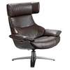 Image de Fauteuil pivotant en cuir avec relax 5022C, 88 x 85 x 105 cm. -