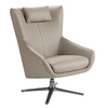 Image de Fauteuil pivotant en similicuir 5044C, 76 x 90 x 100 cm. -