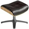 Image de Pouf pivotant rembourré en cuir 5035C, 52 x 42 x 39 cm. -