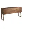 Image de Buffet en bois de noyer 3077C, 160 x 40 x 80 cm. -