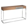 Image de Console d'accueil en bois et acier 3111C, 135 x 40 x 76 cm. -