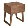 Image de Table de chevet de noyer 7005C, 45 x 40 x 50 cm. -