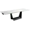 Image de Table à manger extensible en porcelaine 1014C, 180/225/270 x 90 x 75 cm. -