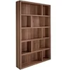 Image de Etagère en bois de noyer 3180C, 126 x 25 x 197 cm. -