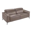 Image de Canapé 3 places en cuir de vachette 6105C, 215 x 103 x 99 cm. -