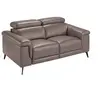 Image de Canapé 2 places en cuir de vachette 6106C, 170 x 103 x 99 cm. -