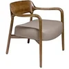 Image de Fauteuil en simili cuir de vison 5082C, 70 x 62 x 72 cm. -