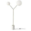Image de Lampadaire en marbre et acier doré 8048C, 111 x 35 x 192 cm. -