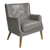 Image de Fauteuil rembourré en cuir 5085C, 75 x 80 x 89 cm. -