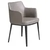 Image de Chaise en tissu avec accoudoirs 4112C, 56 x 62 x 80 cm. -