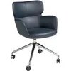 Image de Chaise de bureau pivotante bleue 4110C, 58 x 59 x 80 cm. -