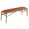 Image de Tabouret en simili cuir marron