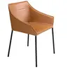 Image de Chaise en simili cuir marron