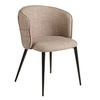 Image de Chaise en tissu marron