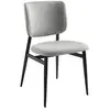 Image de Chaise en tissu gris clair