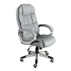 Image de Fauteuil de bureau pivotante en simili-cuir gris 4154, 64 x 72 x 113 cm -