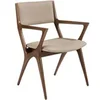 Image de Chaise en similicuir vison 4199, 56 x 61 x 81 cm -