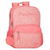 Image de Pepe Jeans Nahid Sac à dos scolaire double compartiment rose 30 x 40 x 12 cm Polyester by Joumma Bags, rose, 30x40x12 cms, Sac à dos scolaire double compartiment en occasion ou reconditionné