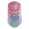 Image de Souris Gaming Sans Fil MMW3 Rose RGB Flow Ultralégère 79g 3200DPI
