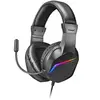 Image de Casque Gaming FRGB Rainbow Over-Ear MH122 Noir Microphone Professionnel