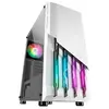 Image de Boîtier PC Gaming ATX MC-X2 Blanc Front Acier FRGB 2 Ventilateur FRGB 12cm