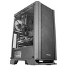 Image de Boîtier PC ATX MC-MASTER Noir Panneau Frontal Métal-Mesh 4 Ventilateurs 12cm