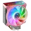 Image de Ventilateur PC MCPU-VR Rose 180W TDP Double Miroir Infini ARGB 4 Heatpipes