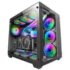 Image de Tour XXL E-ATX MCV3 Noir Fenêtre Frontale et Latérale en Verre Trempé