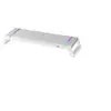 Image de Support Moniteur RGB Chroma MGS-ONE Blanc Taille Ajustable USB 2.0