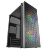 Image de Boîtier Gaming Compact Noir MC-CORE Mesh En Métal, 2x Ventilateurs FRGB
