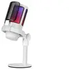Image de MMIC-SE, Microphone de Studio ARGB Professionnel, ADC Ultra Haute Définition, Support Anti-Choc + Filtre Métallique Pop Mesh,Blanc