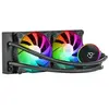 Image de Refroidissement Liquide AIO ML-LCD240, TDP 500W, 2x Ventilateurs FDB ARGB 120mm, Ecran LCD, Opti-Chamber 3rd Gen, Noir