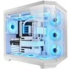 Image de Semi-tour gaming MC-3TCORE ATX triple fenêtre verre trempé USB-C blanc