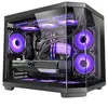 Image de Boitier Mini Tour Micro ATX MC-3TCorem avec panneaux vitrés (Noir)