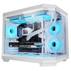 Image de Boitier Mini Tour Micro ATX MC-3TCorem avec panneaux vitrés (Blanc)