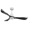 Image de Ventilateur de plafond Réversible Thermostat Wifi Moteur à courant continu Toits en pente Télécommande Adaptateur 2/3 Lames UtilaD132C0466660 Blanc