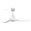 Image de Ventilateur de plafond Réversible Thermostat Wifi Moteur à courant continu Toits en pente Télécommande TongaD132C0466667 Blanc