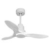 Image de Ventilateur de plafond Réversible Thermostat Wifi Moteur à courant continu Toits en pente Télécommande Hypersilence Mémoire Shopify Vendible