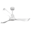 Image de Ventilateur de plafond Réversible Thermostat Dimmable Wifi Moteur à courant continu Toits en pente Télécommande Lumière à trois tons Adaptateur 2/3