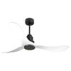 Image de Ventilateur de plafond Réversible Thermostat Wifi Moteur à courant continu Toits en pente Télécommande TongaD132C0464564 Noir