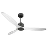 Image de Ventilateur de plafond Réversible Thermostat Wifi Moteur à courant continu Toits en pente Télécommande SalD166C0365199 Noir