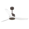 Image de Ventilateur de plafond ø127 cm avec Wifi Réversible Hypersilence Thassos D127 C02 65317 Chocolat