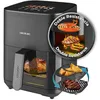 Image de Cecotec Air Fryer Cecofry&Grill Duoheat 4000. Friteuse à Air sans Huile de 4 L, Grill, Plancha, Double résistance, 1900 W, Cuisson uniforme, Moins de graisse, Idéale pour viandes et pizzas en occasion ou reconditionné