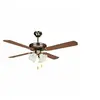 Image de Ventilateur de Plafond avec Lumière Bois 60 W Ø 132 cm