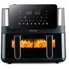Image de Friteuse à air chaud Cook Organics Dual 8L - Friteuse sans huile - 2000W - 12 Programmes - Ecran tactile LED - Séparateur pour 2 paniers - Couleur