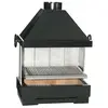 Image de Barbecue à charbon Fiesta Noir 72,7 x 44,6 cm Inox